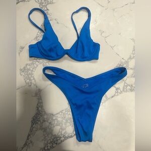 Hollister Vibrant Blue Bikini Set